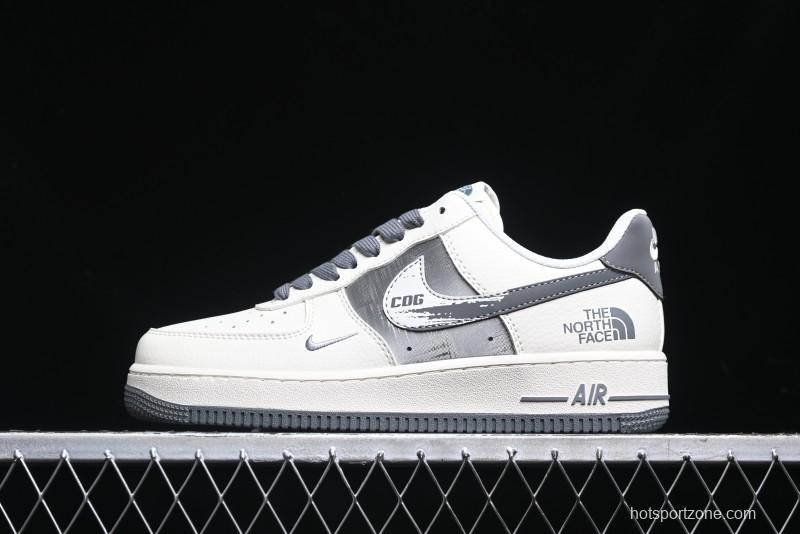 Nike Air Force 1 '07 Low The North Face x COMME des GARÇONS Light Grey Casual Sneakers - DM6688-002