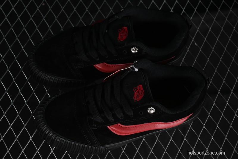 Vans Knu Skool Low Top Retro Casual Vulcanized Slip-On Shoes - VN0009QCSWE