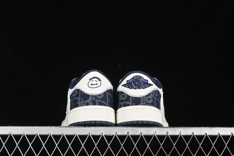 Nike Travis Scott x Fragment Design x Air Jordan 1 Low OG SP AJ1 Retro Sneakers - CH6336-017