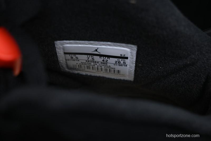 Nike Air Jordan 6 Retro Basketball Shoes with Infrared Design and 3M Reflective Details - 384664-060