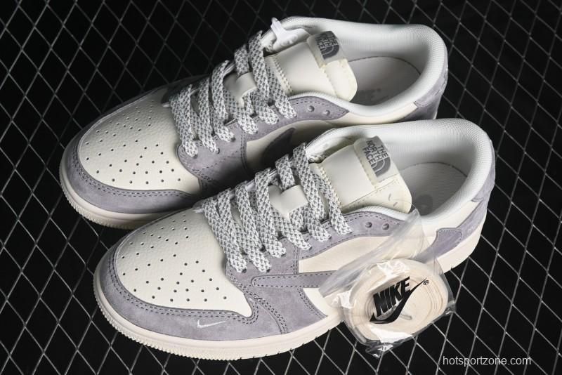 Nike Travis Scott x Fragment Design x Air Jordan 1 Low OG SP AJ1 Low Top Casual Sneakers - XS3086-001