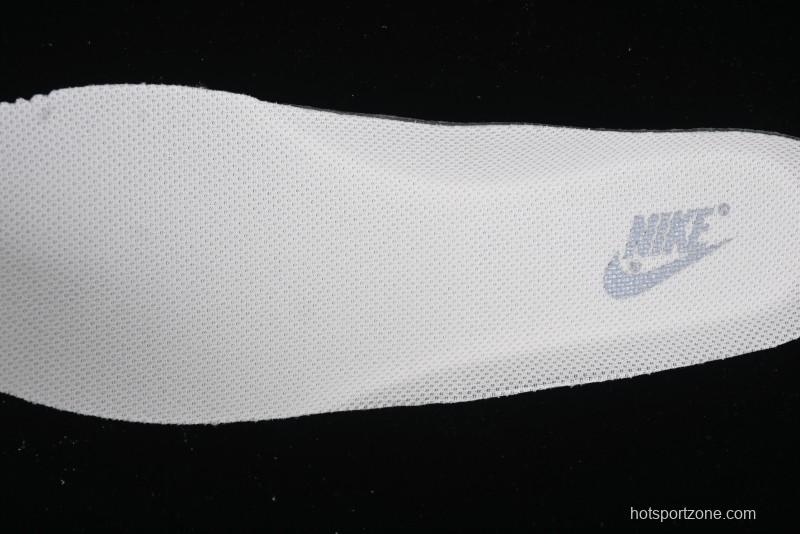 Nike Air Force 1 '07 Low Supreme Collaboration Custom Casual Sneakers with Grey Swoosh - DM6688-056