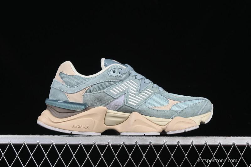 New Balance 9060 Retro Casual Running Sneakers with ABZORB Cushioning Technology - U9060FNB