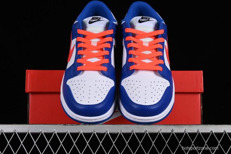 Nike Dunk Low SB Casual Skate Shoes in White Blue Red - CW1590-104