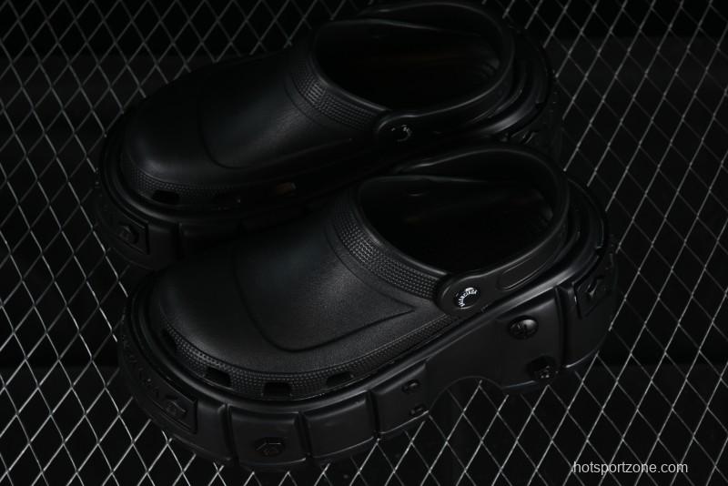 Balenciaga Hardcrocs Slide EVA Round-Toe Ultra Thick Sole Clog Sandals - W1S8N1010