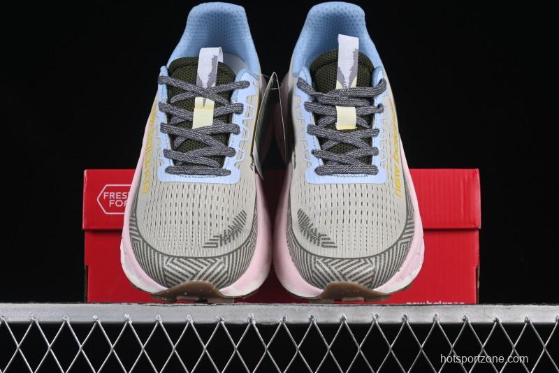 New Balance Fresh Foam X More V3TDS Low-Top Running Shoes with Durable Slip-Resistant Outsole - WTMORUG3