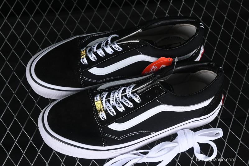 Vans Premium Old Skool Classic Black & White Low-Top Skate Shoes - VN000ZD4Y28