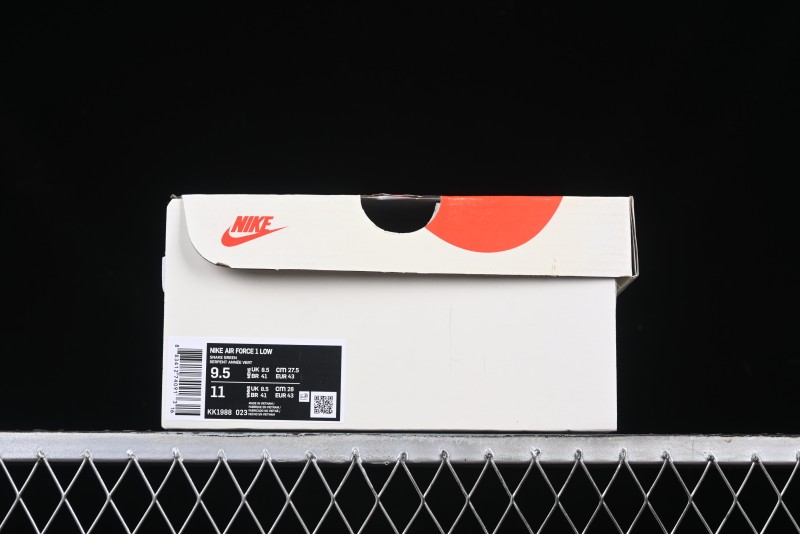 Nike Air Force 1 '07 Low Green Snake Lace-Up Casual Sneakers - KK1988-023