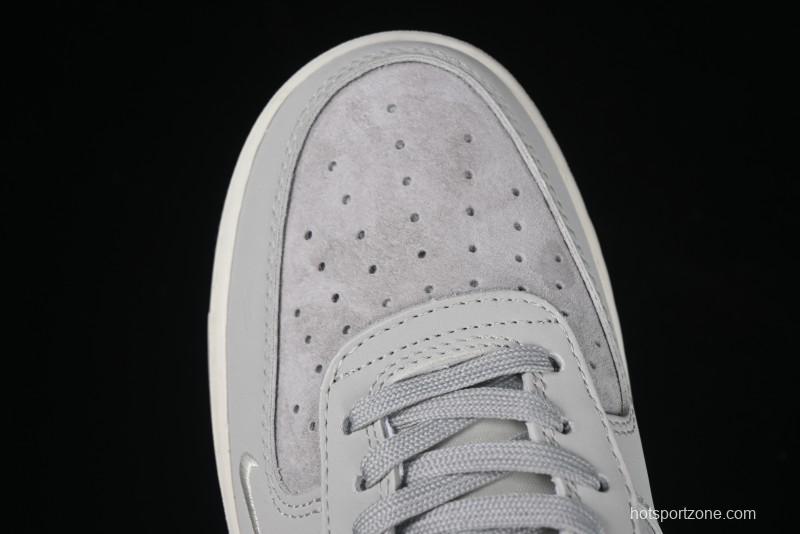 Nike Air Force 1 '07 Low Stussy Collaboration Galaxy Grey Low-Top Casual Sneakers - KK1988-055