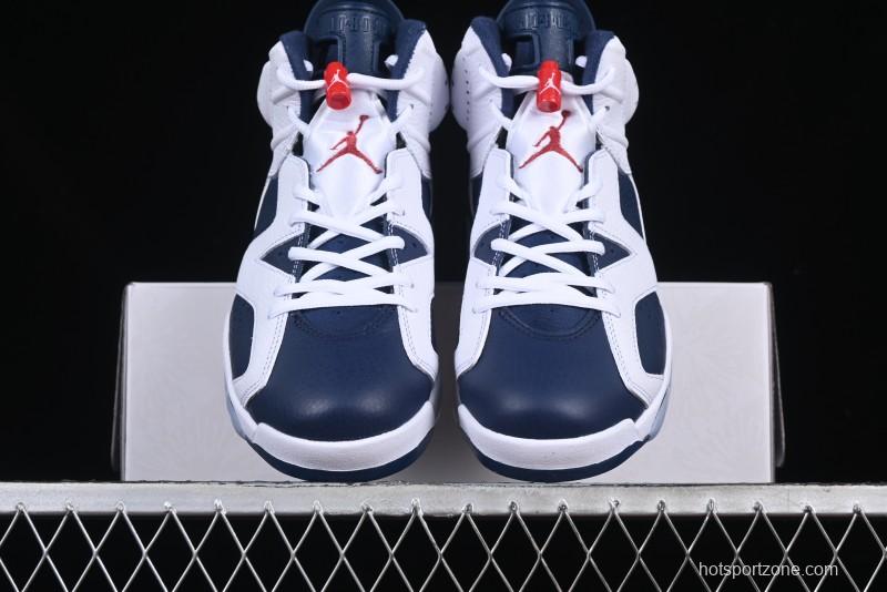 Nike Air Jordan 6 Retro "Olympic" Basketball Shoes - CT8529-164