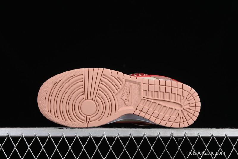 Nike Dunk Low SB Christmas Gift Strawberry Cake Casual Sneakers with Dual Laces - DD1503-118