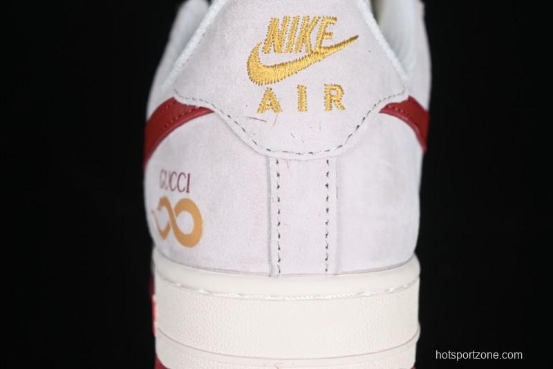 Nike Air Force 1 '07 Low Gucci Collaboration Year of the Snake Limited Edition Red Snake Sneakers - XZ6188-020