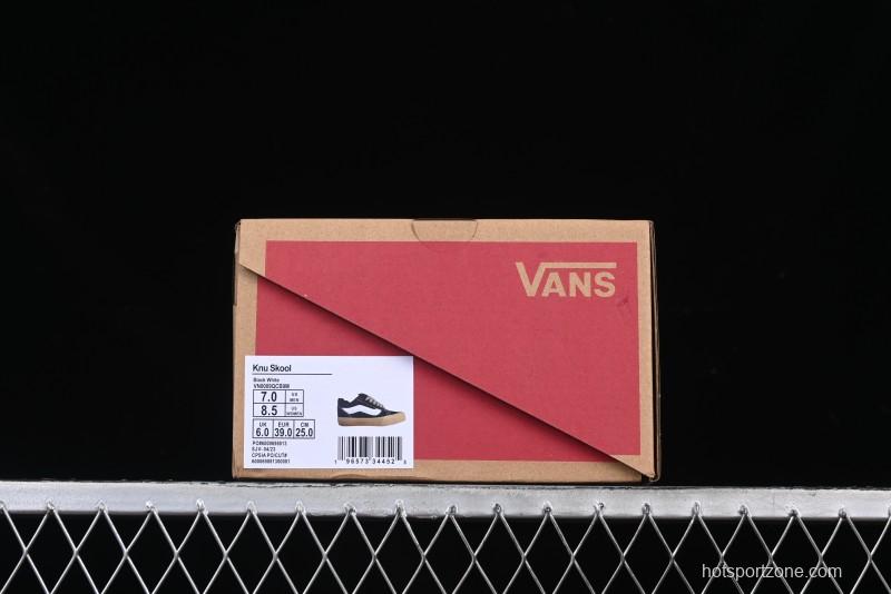 Vans Knu Skool Low-Top Retro Casual Vulcanized Sneakers - VN0009QCB9M