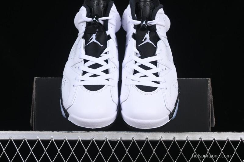 Nike Air Jordan 6 Retro White And Black Basketball Shoes - CT8529-112