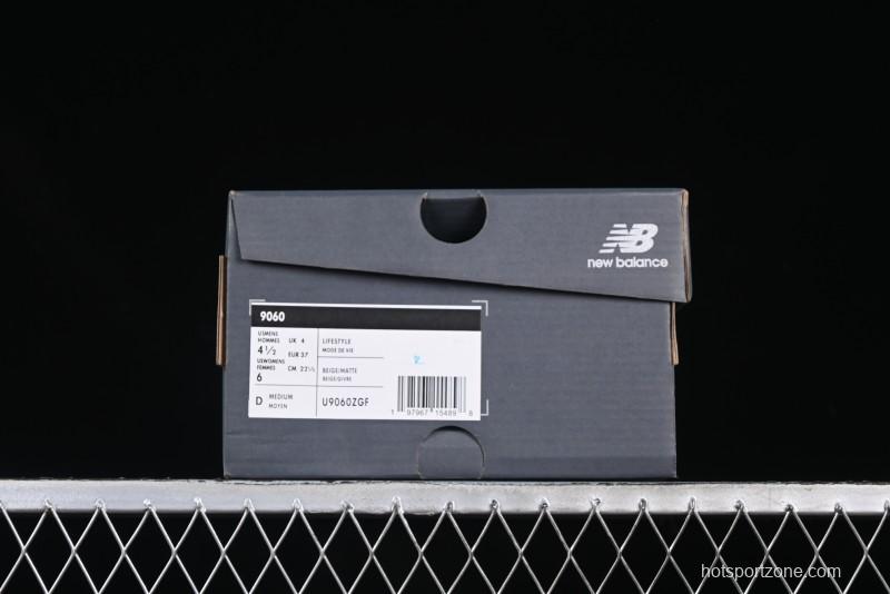 New Balance NB9060 Series Retro Casual Running Shoes with ABZORB Cushioning - U9060ZGF
