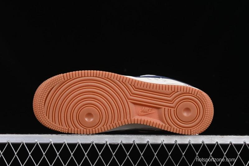 Nike Air Force 1 '07 Low Stussy Collaboration Year of the Snake Limited Edition Red Snake Low-Top Casual Sneakers - XS1958-502