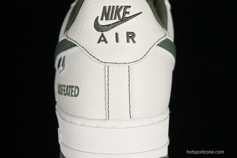 Nike Undefeated x Air Force 1'07 Low Military Green Hemp Rope Casual Sneakers - UT2023-202
