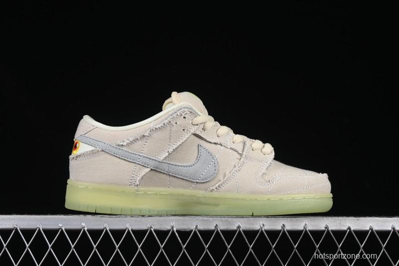 Nike SB Dunk Low "Mummy" Casual Skate Shoes with Tear-Away Fabric and Egyptian Theme - DM0774-111