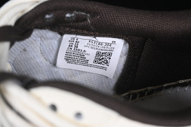 Nike Travis Scott x Fragment Design x Air Jordan 1 Low OG SP AJ1 - XS3186-204