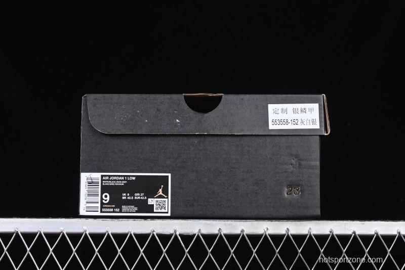 Nike Air Jordan 1 Low AJ1 Snake Year Custom Low-Top Culture Basketball Shoes - 553558-152