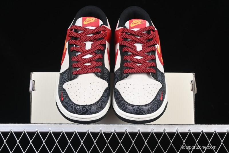 Nike SB Dunk Low Year of the Snake Series - Dual-Tone Swoosh with Hidden Pattern - DJ2024-080