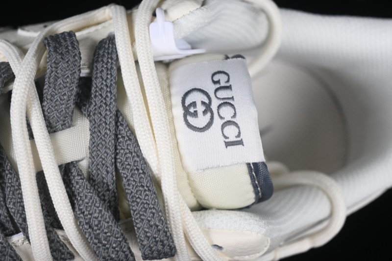 Nike Air Force 1 '07 Low Gucci Collaboration Smoke Gray Drawstring Casual Sneakers - SJ1198-105