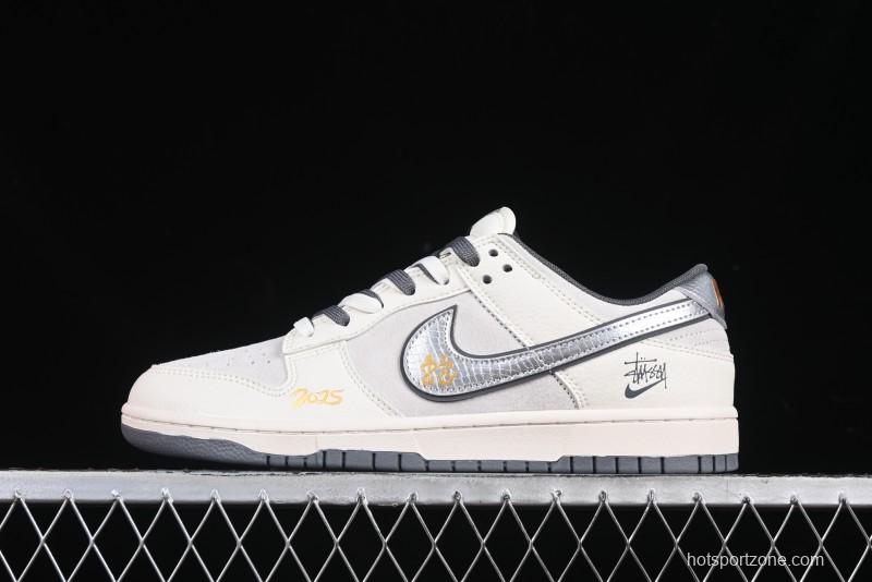 Nike SB Dunk Low Stussy Snake Year Collaboration Anniversary Edition Low-Top Casual Sneakers - DM6868-008