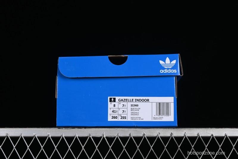 Adidas Originals Gazelle Indoor Retro Casual Slip-Resistant Wear-Resistant Low-Top Sneakers - IE2960