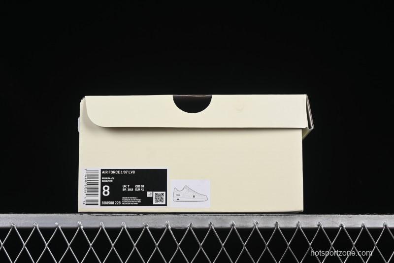 Nike Air Force 1 '07 Low Burberry Collaboration Off-White Crystal Low-Top Casual Sneakers - BB8588-226