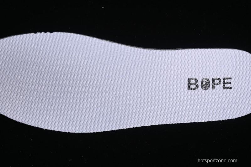 Nike SB Dunk Low BAPE Collaboration - Off-White Mini Blue Swoosh Anniversary High-End Custom Low-Top Casual Sneakers - XD6188-027