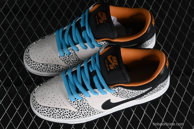 Nike SB Dunk Low Safari "Olympics" Stone Pattern SB Low Top Casual Sneakers - FZ1233-002