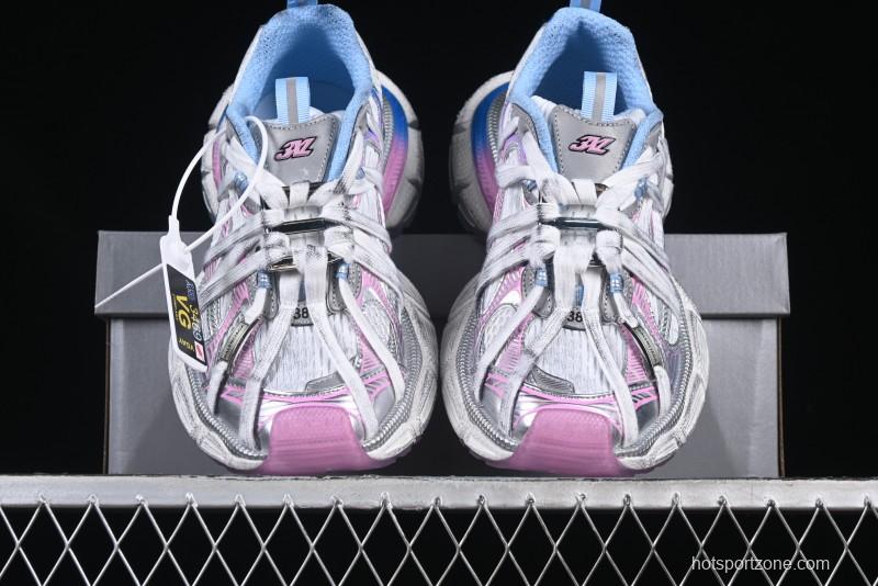 Balenciaga Phantom Sneaker 3XL Trendy Running Shoes with Transparent Heel Strap - W3XCH9145