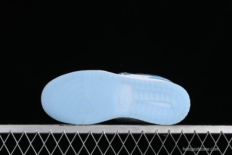 Nike Air Jordan 1 Low Custom Black Green Casual Sneakers - FN7366-400