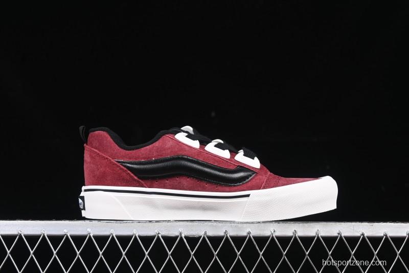 Vans Knu Skool DR Wine Red New Series Chunky Sneakers - VN000CZUVE8