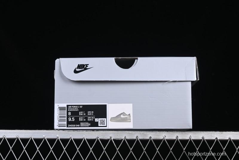 Nike Air Force 1 '07 Low Casual Sneakers with Black Splatter Design - ZH0316-046