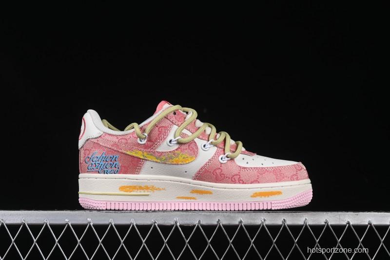 Nike Air Force 1 '07 Low Bugs Bunny Custom Casual Sneakers - BD7700-666