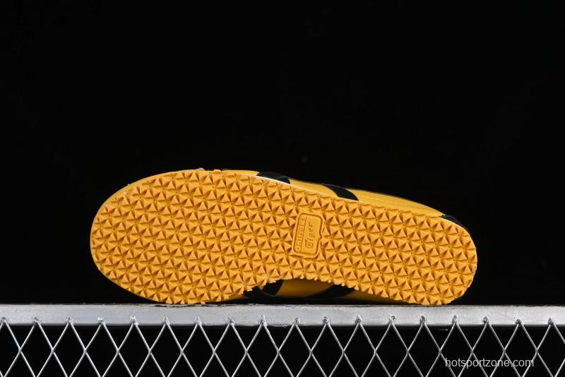 Onitsuka Tiger Mexico 66 Low-Top Leather Sneakers with Lace-Up Design - DL408-0490