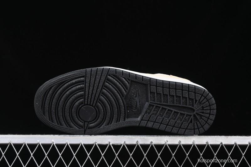 Nike Travis Scott x Air Jordan 1 Low OG AJ1 Reverse Swoosh Collaboration Sneakers - DM7866-812