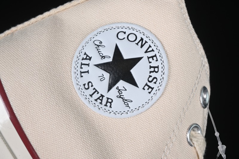 A Ma Maniere x Nike x Converse Chuck 70 High Top Sneakers with Leather and Velvet Swoosh Logo - A13388C