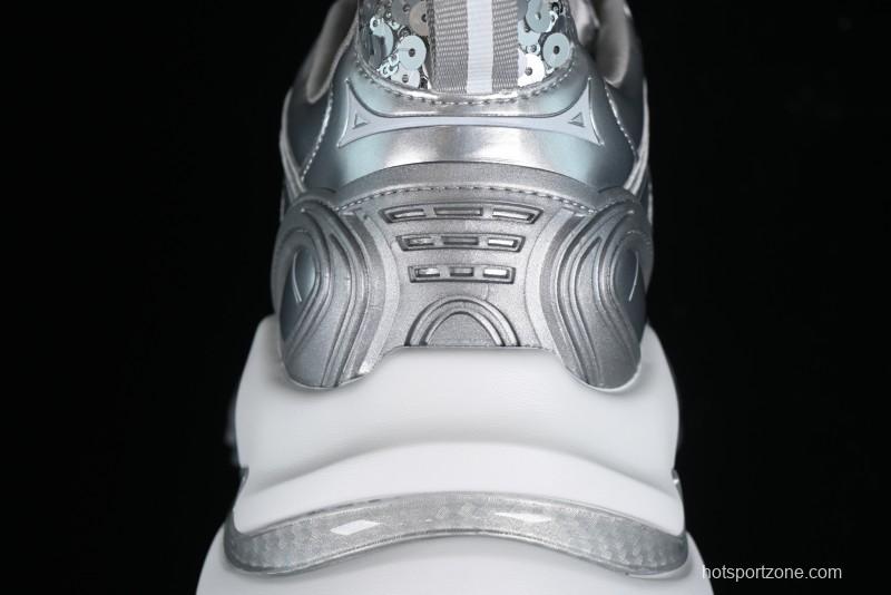 GG-CC Casual Sandals with Asymmetric Design and Cool Functional Style - 70119-3 Silver