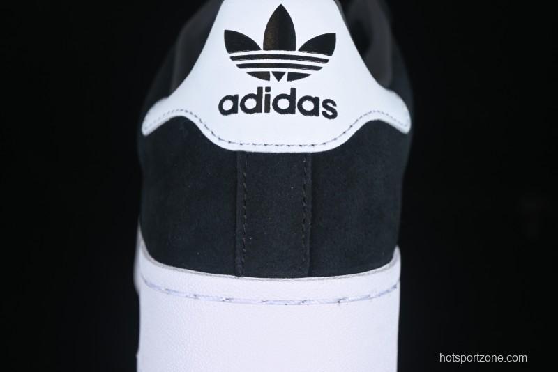 Adidas Originals Superstar XLG Casual Sneakers with Gold Logo Shell Toe and Thick Sole - ID4657