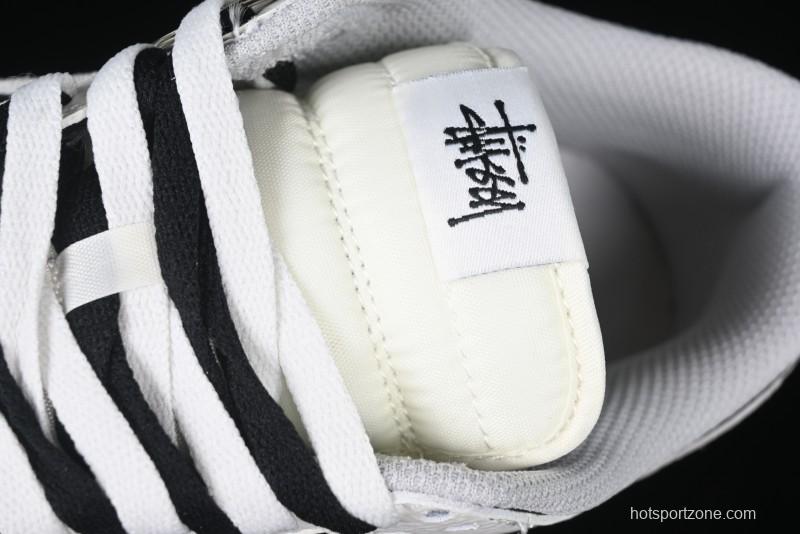 Nike SB Dunk Low Stussy Collaboration - High-End Custom Anniversary Edition Low-Top Casual Skate Shoes SF1029-402