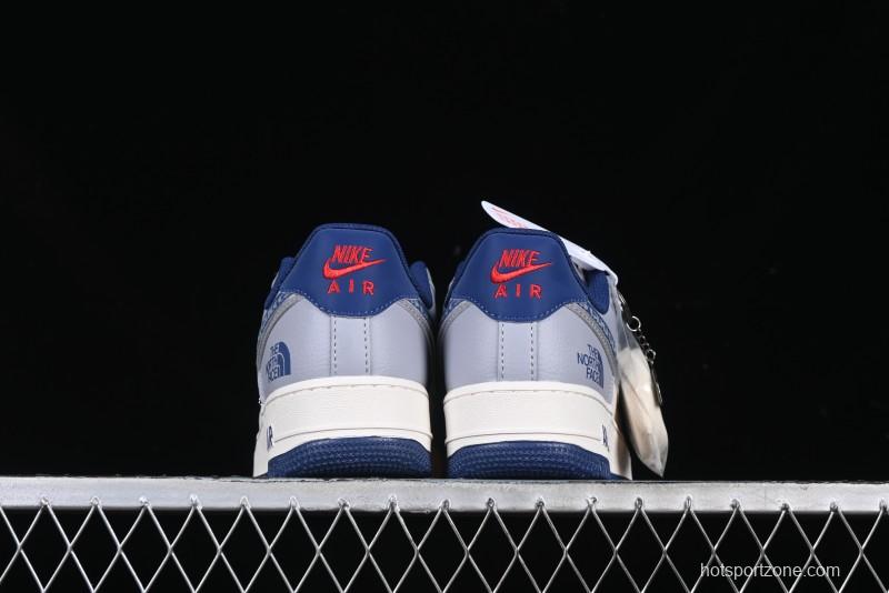 Nike Air Force 1 '07 Low The North Face x CDG Blue Double Swoosh Casual Sneakers - DM6688-019
