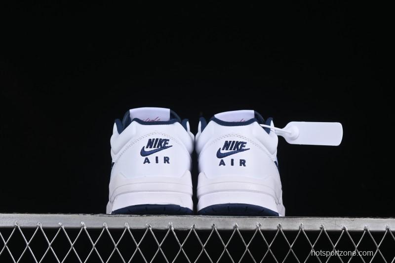 Nike Air Jordan Stadium 90 AJ Casual Sneakers with Midfoot Mesh Panels and Shark Tooth Design - HJ4406-100