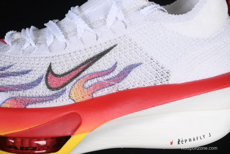 Nike ZoomX Vaporfly NEXT% 3 Marathon Series Foam Ultra-Lightweight Cushioned Running Shoes - HQ3501-100