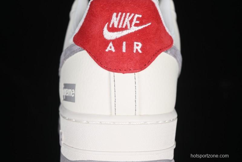 Nike Air Force 1 '07 Low Supreme Casual Sneakers with Full-Length Air Cushion - BB7518-020