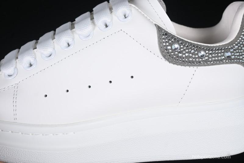 Alexander McQueen Oversized Sneakers with White Rhinestones - D.E5