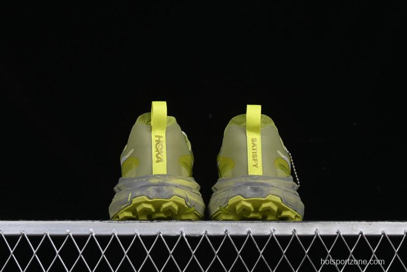 HOKA ONE ONE Satisfy Running Mafate Trail Low Top Cushioned Outdoor Hiking Shoes - 1157050 SLFR