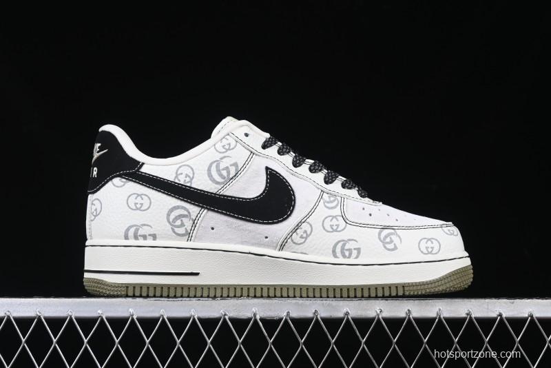Nike Air Force 1 '07 Low Gucci Collaboration Classic Pattern Low-Top Casual Sneakers - CH6336-516