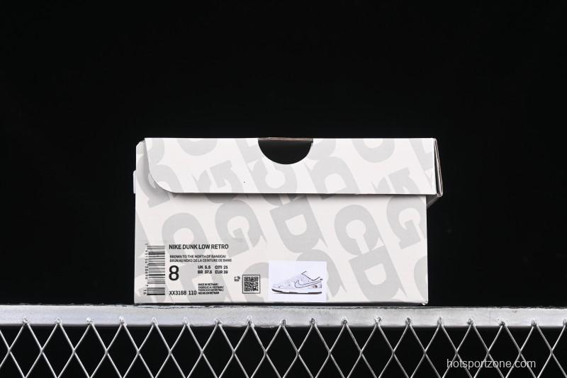 Nike SB Dunk Low The North Face x CDG Collaboration Anniversary Edition Custom Low-Top Casual Sneakers - XX3168-110